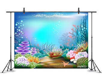 Turtle 20x10 FT Vinyl Photography Backdrop,Artistic Ocean Life Illustration Aquarium Tropical Animals Goldfishes and Seashells Background for Photo Backdrop Baby Newborn Photo Studio Props Turtle 20x10 FT Vinyl Photography Backdrop,Artistic Ocean Life Illustration Aquarium Tropical Animals Goldfishes and Seashells Background for Photo Backdrop Baby Newborn Photo Studio Props