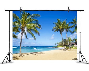 10x8ft Beach Backdrop Carnival Party Photography Banner Photo Props Background LYFU272 