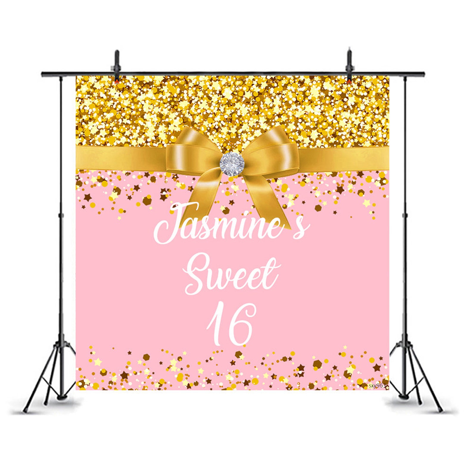 Sweet 16 Backdrop16th Birthday Backdropsweet Sixteen Etsy