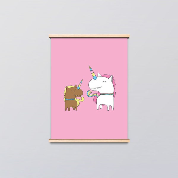 Eenhoorn unicorn poster kinderkamer