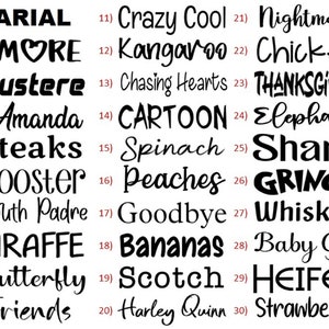 Custom vinyl lettering, custom decals