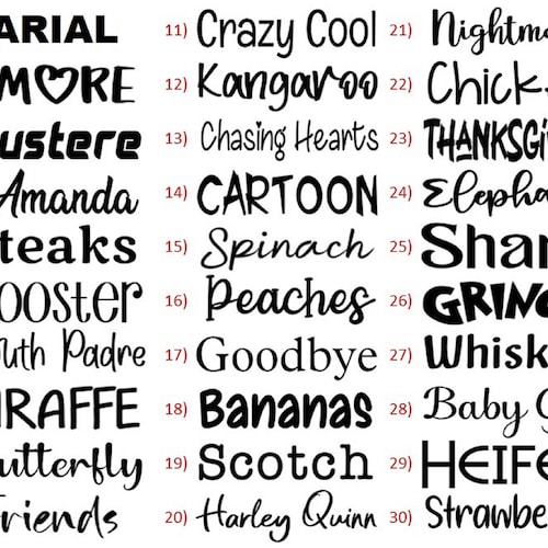 Custom Vinyl Stickers / Personalized Names / Wall Quotes / Etsy