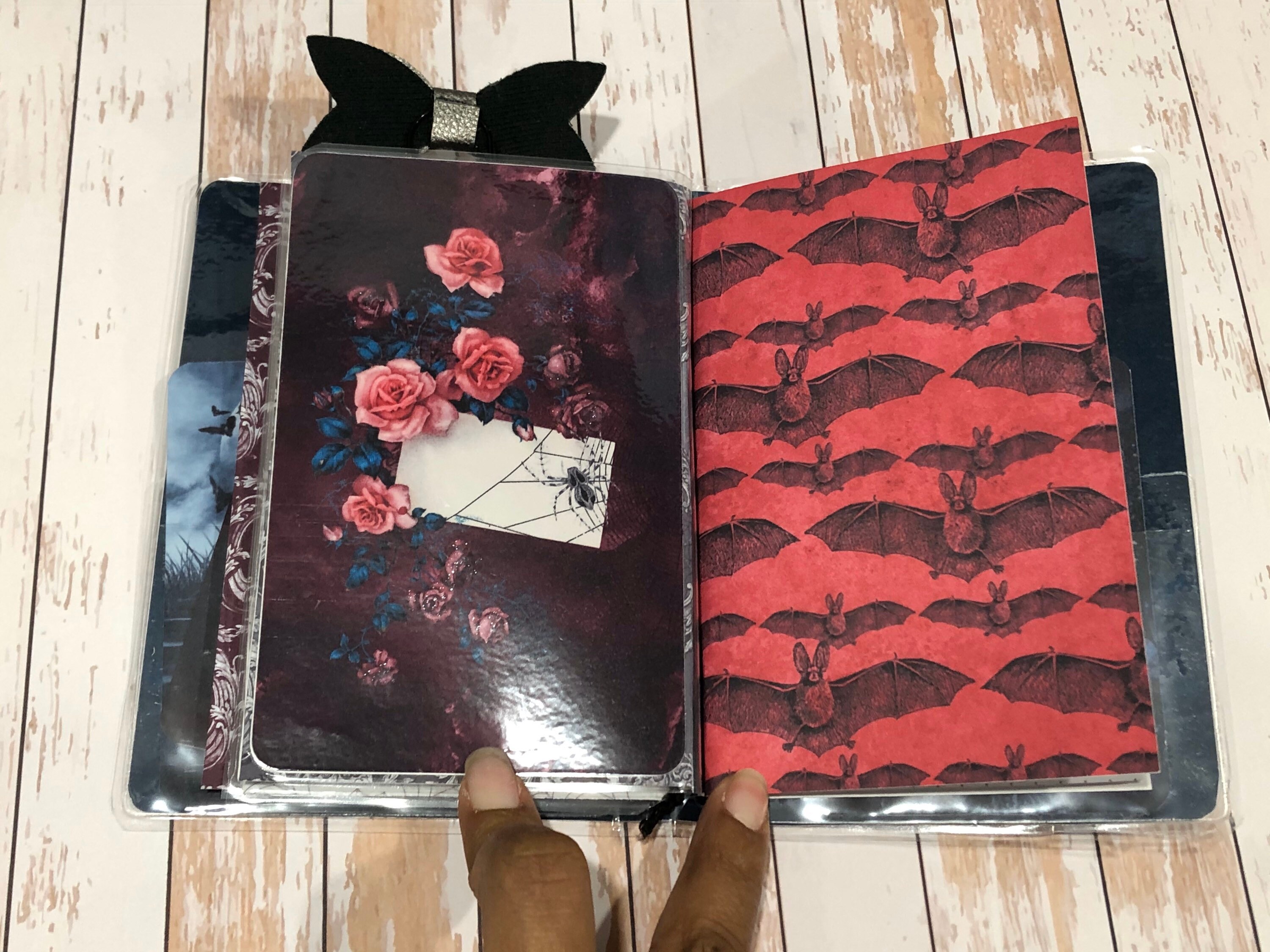 Goth Romance Theme Pocket Size Travelers Notebook Paperdori | Etsy