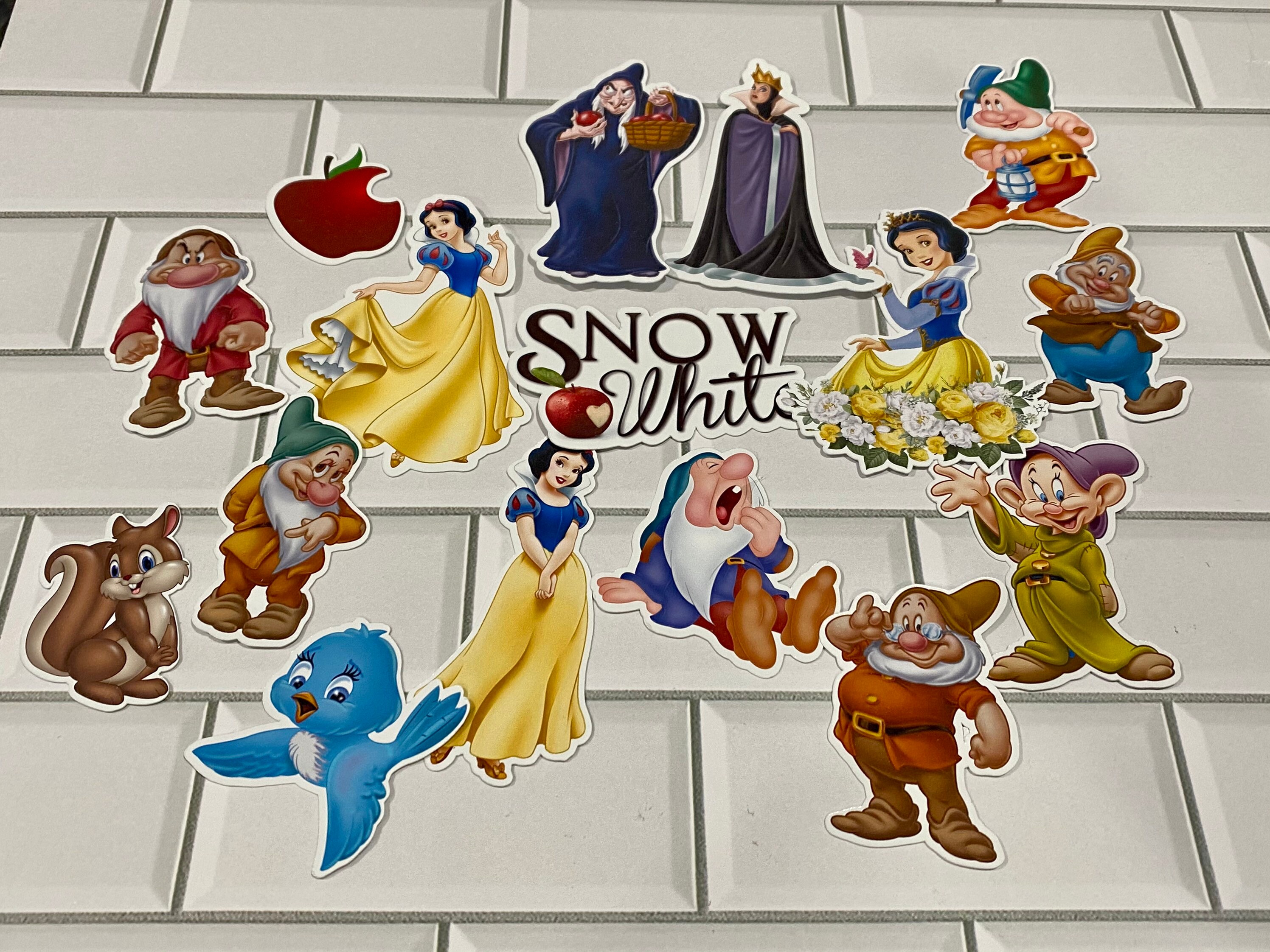 Snow White Princess Sticker Pack | Etsy