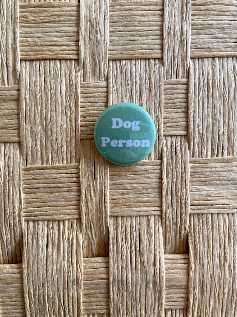 Dog Person Green and White One Inch Pinback Badge Button Adopt Dont Shop Buttons for a Cause Dog Obsessed Dog Lover image 5