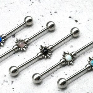 Piercing Industrial Barbell Bar Bar - 1F/13