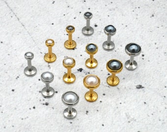 Push-In Piercing/Labret/Medusa/Tragus Surgical Steel - 1I/16