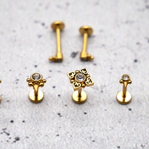 Piercing/Labret/Medusa/Tragus Surgical Steel - 1D/02