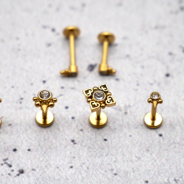 Piercing/Labret/Medusa/Tragus Surgical Steel - 1D/02