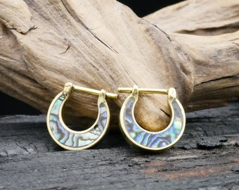 Pair of brass earrings - GG-2