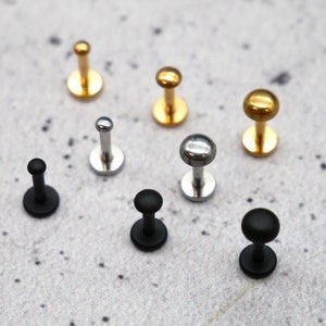 Piercing/Labret/Medusa Surgical Steel - 1C/17