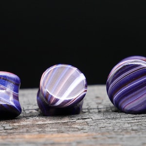1x Plug Painted Batik Style 8-16 mm - F1