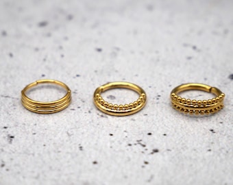 Piercing/anillo para la nariz de acero quirúrgico - 1A/13