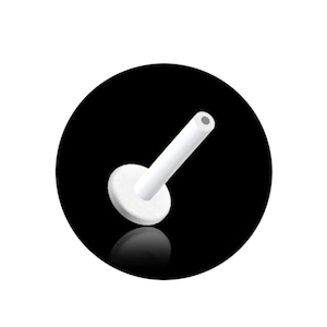 Piercing z bioplastiku Bioflex 6 mm 8 mm - 1P/01