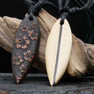 Amuleto de madera con grabado - CC-7