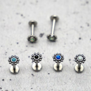 Acciaio chirurgico per piercing/Labret/Medusa/Trago - 1D/01