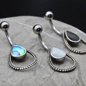 Belly button piercing 925 silver - 1N/08
