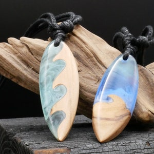 Amulet made of wood and epoxy resin - BB-6