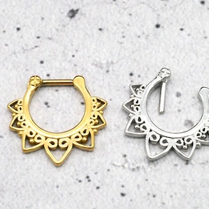 Piercing Ring Septum Helix Daith Tragus - 1G/15