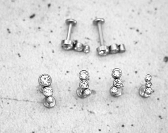 Piercing/Labret/Medusa/Tragus Surgical Steel - 1F/07