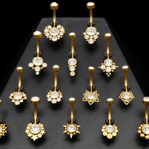 Belly button piercing surgical steel - 1 M/05