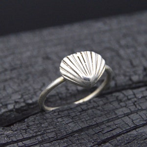 925 silver ring LITTLE SHELL