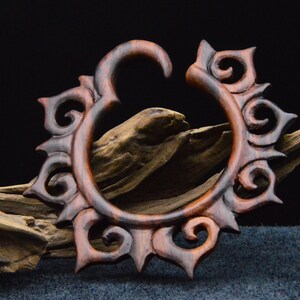 Narra Wood Ear Weight - GG-6