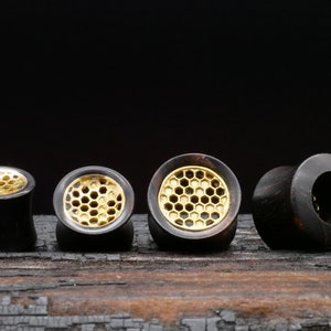 1x Plug Arang Wood 12mm & 14mm - F1