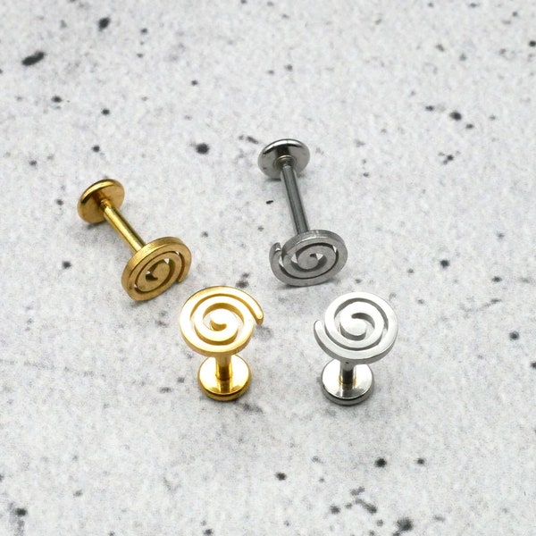 Silver Medusa Piercing Jewelry Etsy