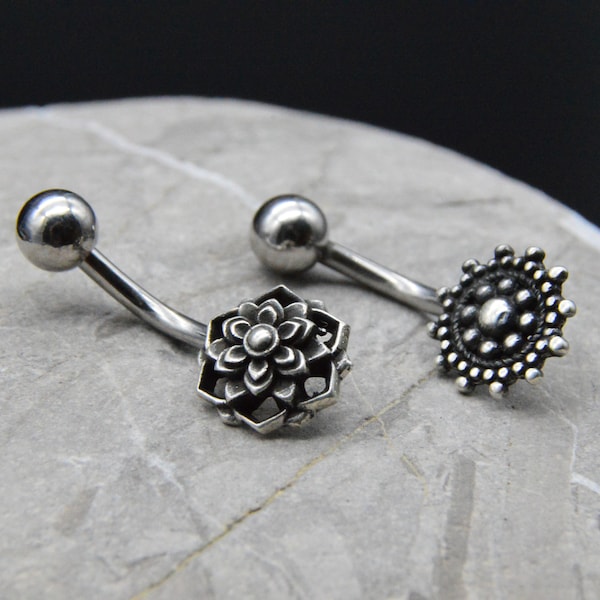 Piercing nombril argent 925 - 1N/10