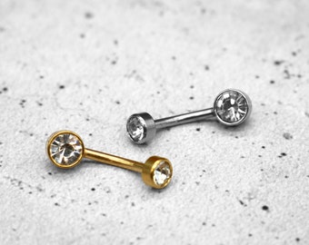 Belly button piercing surgical steel - 1 M/08