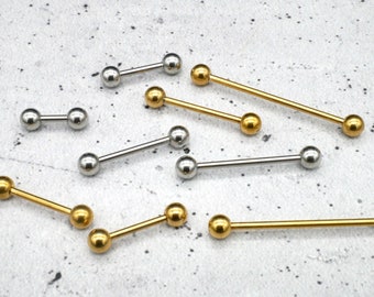 Piercing Industrial Barbell aus Chirurgenstahl 6-42mm x5mm - 1N/14