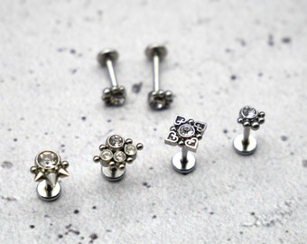 Piercing/Labret/Medusa/Tragus Surgical Steel - 1E/01