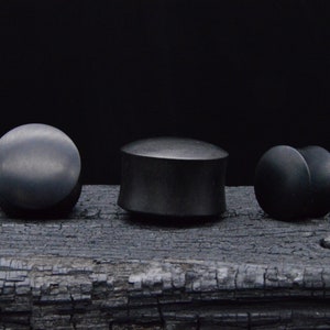 1x Bouchon en bois d'arang noir 2-25 mm - C1