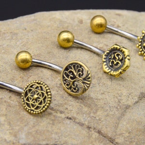 Belly button piercing 316L steel - 1N/02