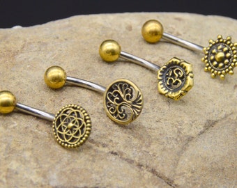 Belly button piercing 316L steel - 1N/02