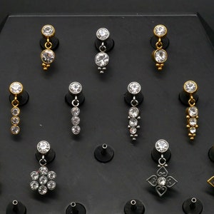 Piercing Ear Stud Labret - 1H/12
