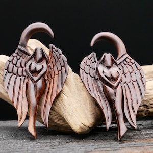 Poids d'oreille en bois Narra - HH-7