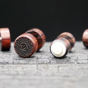 Fake Plug made of Narra Wood - N2