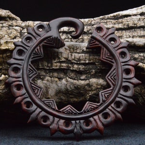 Ear weight made of Narra Wood - GG-6