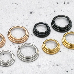 Piercing Ring Septum Helix Daith Tragus - 1G/14