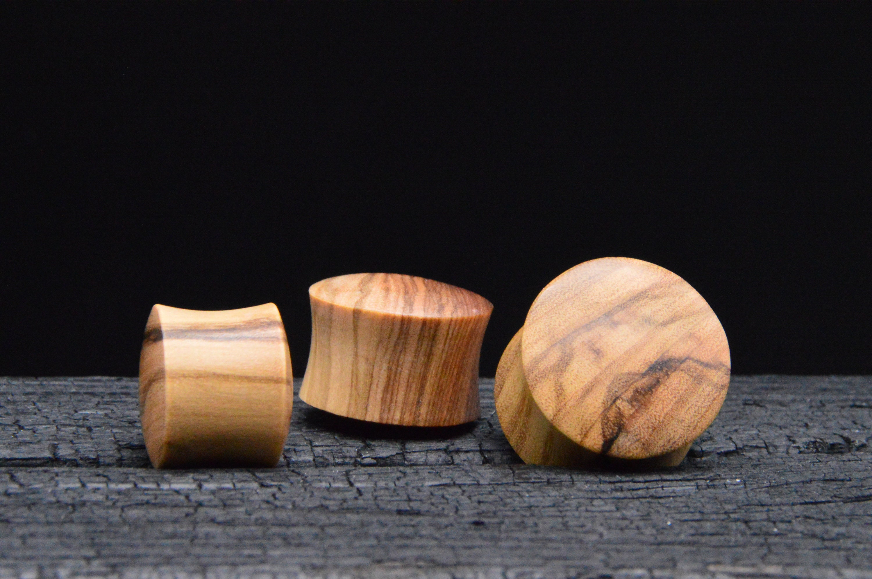 Dilatatore Per Orecchie In Legno - Spira Naturale 8mm, Conico, Ipoallergenico, Per Piercing - Foto 7