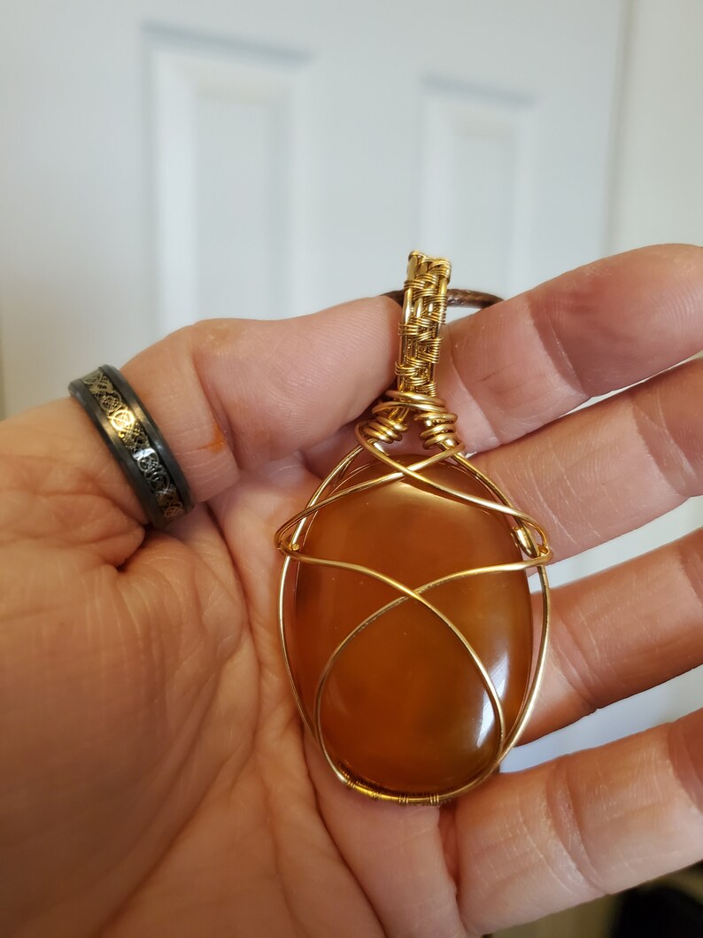 Honeycomb Agate Pendant