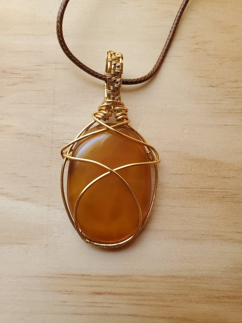Honeycomb Agate Pendant