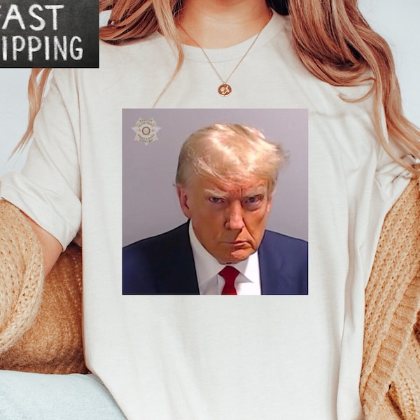 Donald Trump Mugshot 2023 T-Shirt, Trump Mugshot Shirt