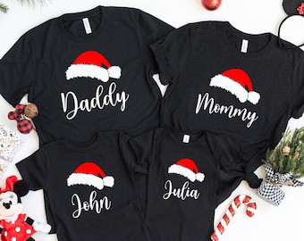 Family Christmas Shirt, Personalized Christmas Shirt, Family Matching Christmas Shirt, Santa Family Shirt, Christmas Santa Pajama