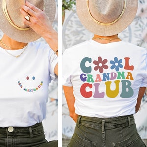 Cool Grandma Club Shirt, Mother's Day Shirt, Gift for Grandma, Cool Grandma Tee, Mother's Day Gift, New Grandma Tee