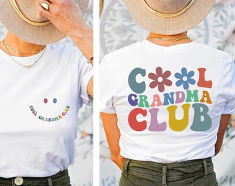 Cool Grandma Club Shirt, Mother's Day Shirt, Gift for Grandma, Cool Grandma Tee, Mother's Day Gift, New Grandma Tee