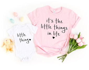 The Little Things in Life Shirt , Mommy and Me Outfit , Matching Mommy and Me Shirt, Mom and Baby Shirts