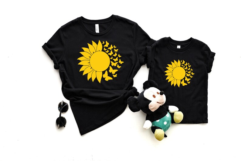 mommy and me matching sunflower outfits